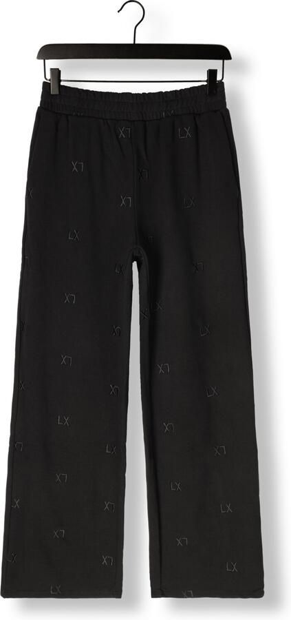 ALIX THE LABEL Dames Broeken Logo Sweat Pant Zwart - Foto 3