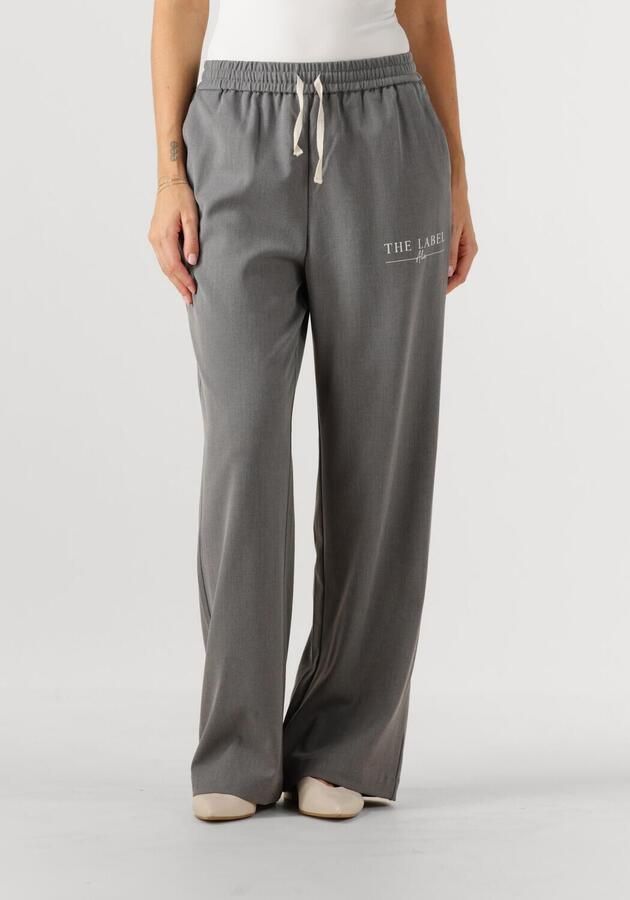 Alix the Label straight regular waist broek grijs - Foto 4