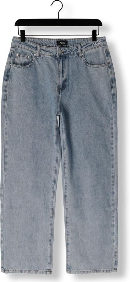ALIX THE LABEL Dames Jeans Ladies Woven Denim Pants Lichtblauw - Foto 3