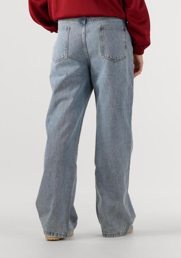 ALIX THE LABEL Dames Jeans Ladies Woven Denim Pants Lichtblauw