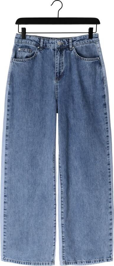 ALIX THE LABEL Dames Jeans Ladies Woven Mix Denim Pants Blauw - Foto 4