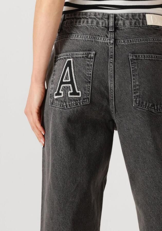 ALIX THE LABEL Dames Jeans Ladies Woven Relaxed Denim Pants Grijs - Foto 2
