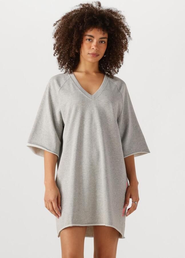 ALIX THE LABEL Dames Jurken Knitted Sweat Dress Grijs - Foto 4