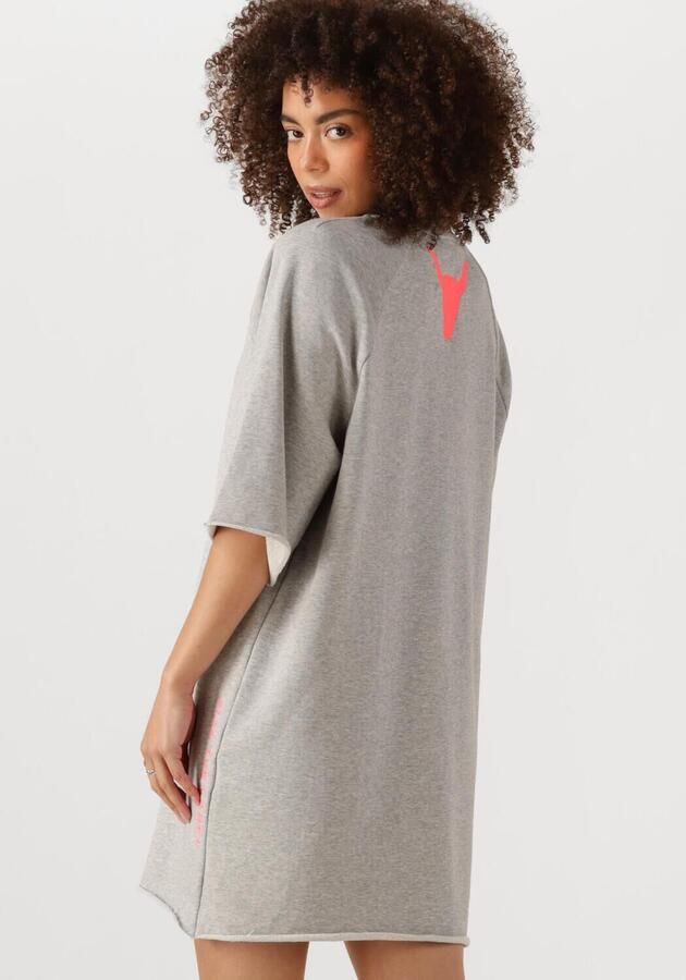 ALIX THE LABEL Dames Jurken Knitted Sweat Dress Grijs
