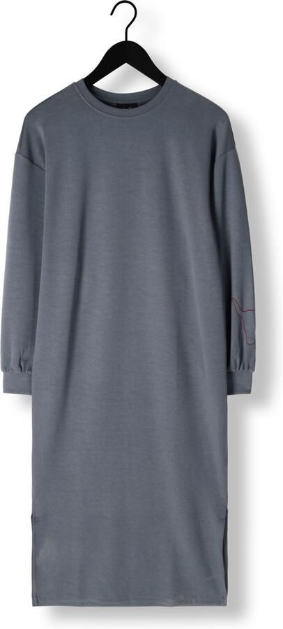 ALIX THE LABEL Dames Jurken Ladies Knitted Flowy Long Sweater Dress Zwart - Foto 2