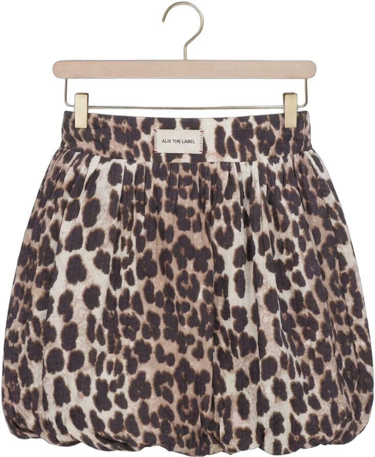 ALIX THE LABEL Dames Rokken Ladies Woven Animal Ballon Skirt Multi - Foto 2