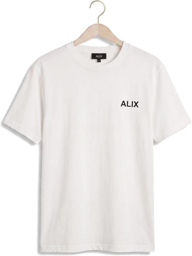 ALIX THE LABEL Dames Tops & T-shirts Ladies Knitted Badwing T-shirt Wit - Foto 2