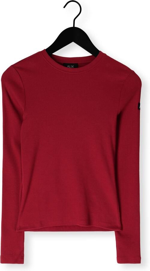 ALIX THE LABEL Dames Tops & T-shirts Ladies Knitted Longsleeve Top Rood - Foto 4