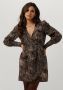 Alix The Label Luxe Viscose Jurk met All-Over Print Multicolor Dames - Thumbnail 1