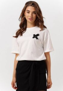 Alix the Label Witte T-shirt Ladies Knitted X T-shirt