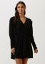 ALIX THE LABEL Dames Jurken Ladies Knitted Glitter Dress Zwart - Thumbnail 1