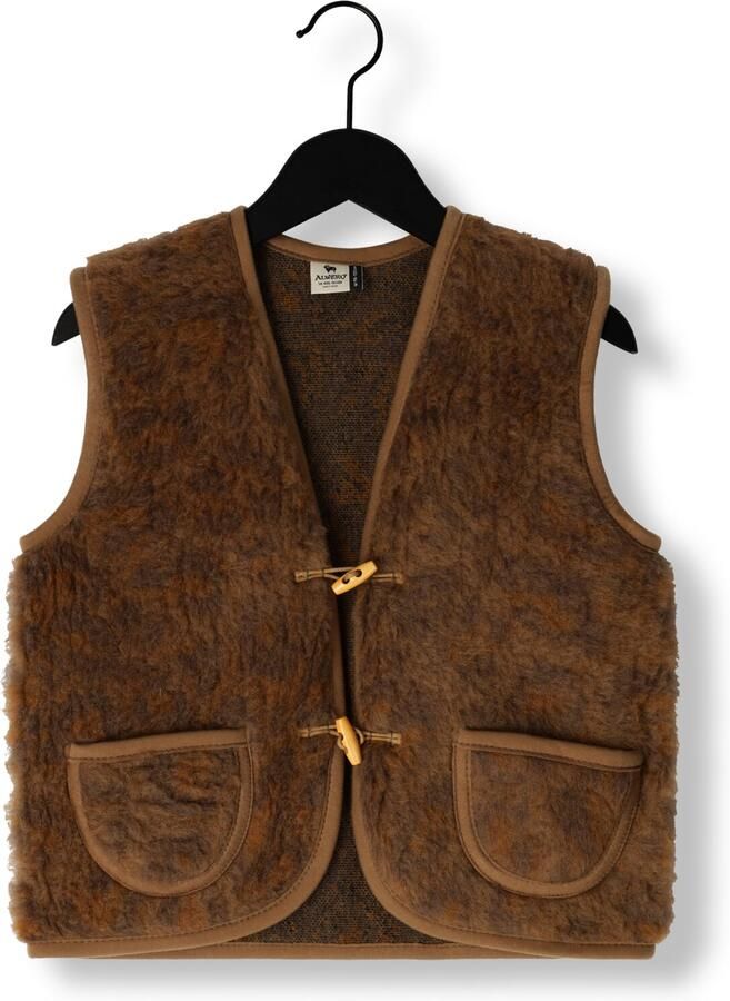 ALWERO Jongens Jassen Bodywarmer Alpen 3.0 Light Camel