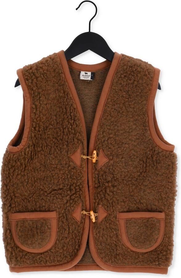 ALWERO Jongens Jassen Bodywarmer Alpen Junior Taupe - Foto 2