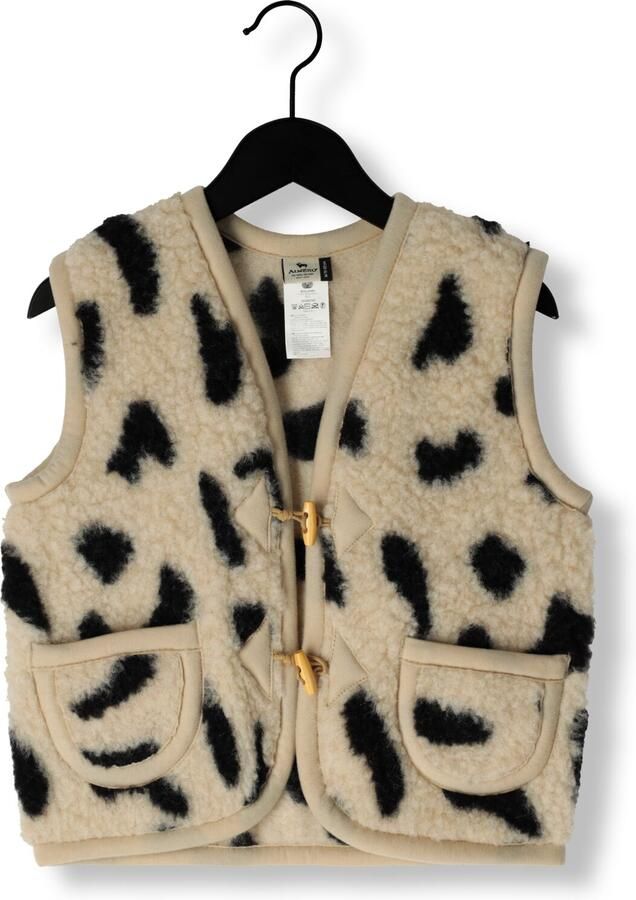 ALWERO Meisjes Jassen Alpen Junior Gepard Ecru - Foto 3