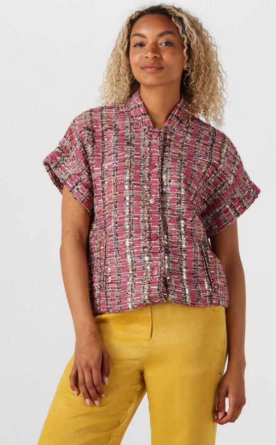 AMAYA AMSTERDAM Dames Blazers Bowie Gilet Roze - Foto 4