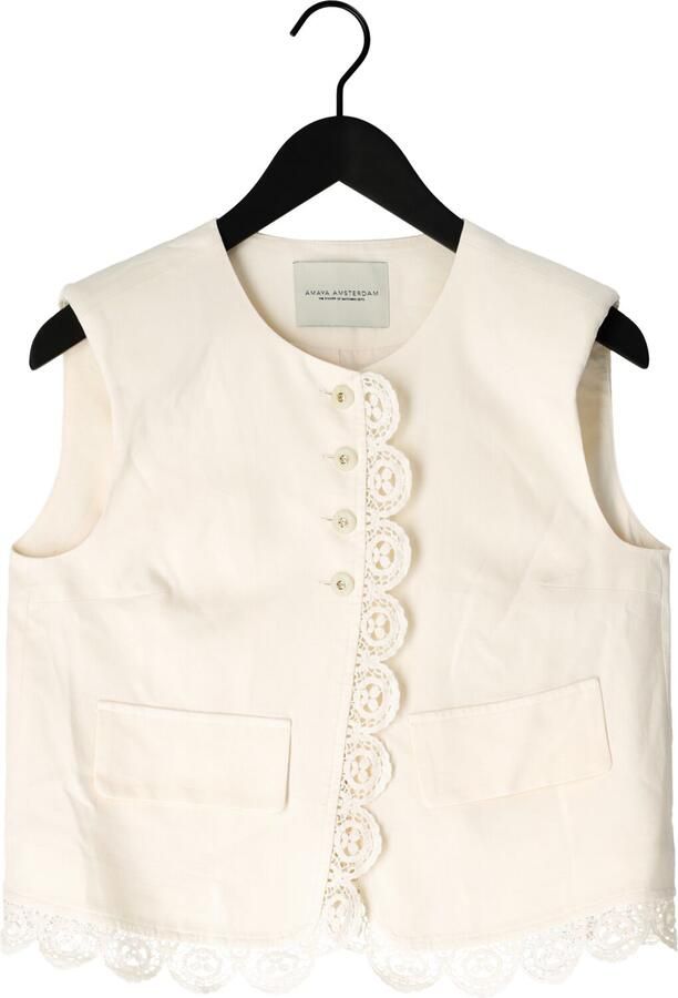 AMAYA AMSTERDAM Dames Blazers Luma Creme - Foto 3