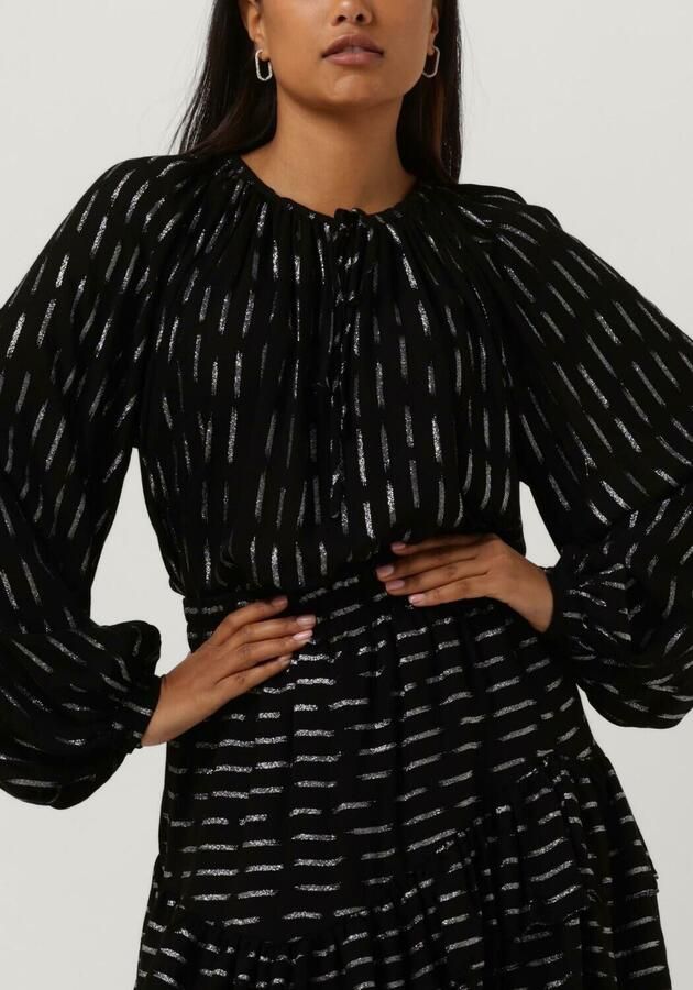 Amaya Amsterdam Zilver Adele Blouse Damesblouse Black Dames - Foto 2