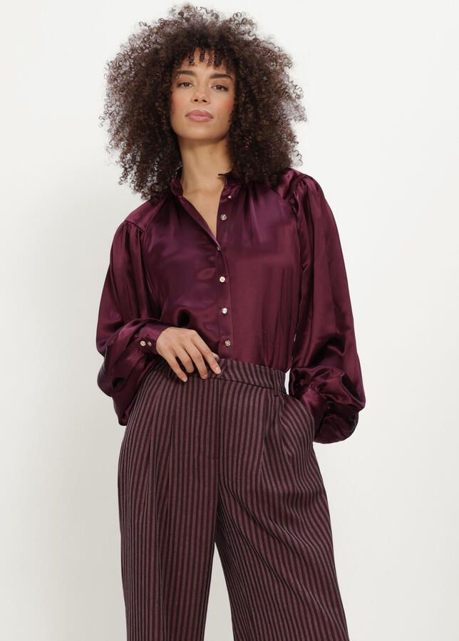 AMAYA AMSTERDAM Dames Blouses Auora Blouse Bordeaux