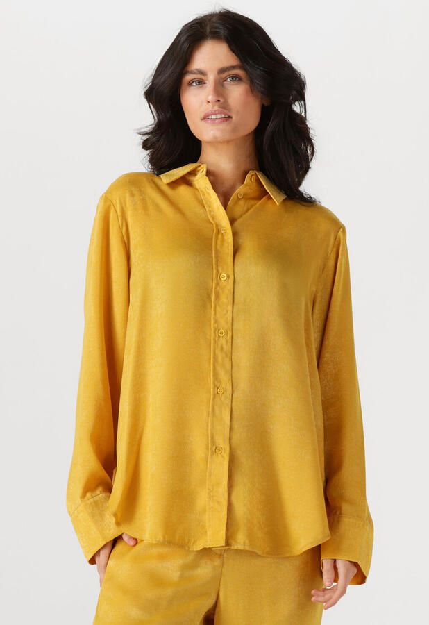 AMAYA AMSTERDAM Dames Blouses Coco Blouse Geel - Foto 4