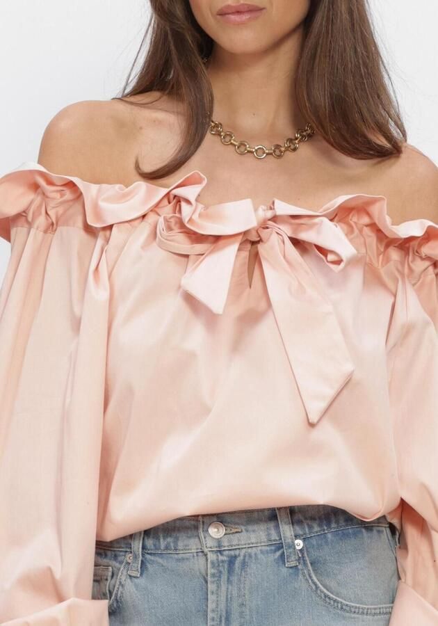 AMAYA AMSTERDAM Dames Blouses Dane Blouse Lichtroze - Foto 4