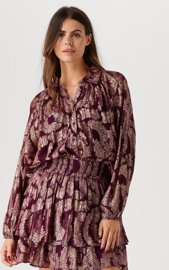 Amaya Amsterdam Droom Lange Mouw Blouse Purple Dames - Foto 4