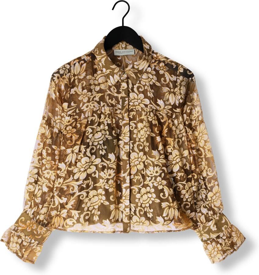 AMAYA AMSTERDAM Dames Blouses Fay Groen