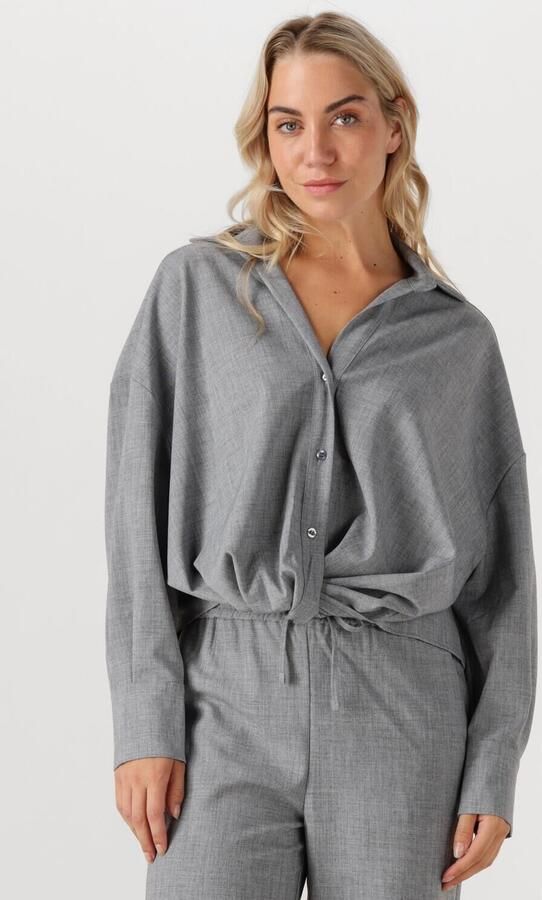 AMAYA AMSTERDAM Dames Blouses Hailey A55 Grijs - Foto 4