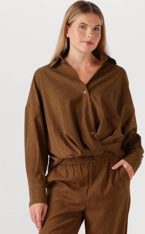 AMAYA AMSTERDAM Dames Blouses Hailey Bruin