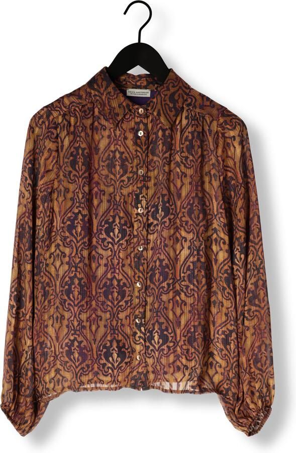 AMAYA AMSTERDAM Dames Blouses Indy Bruin - Foto 3