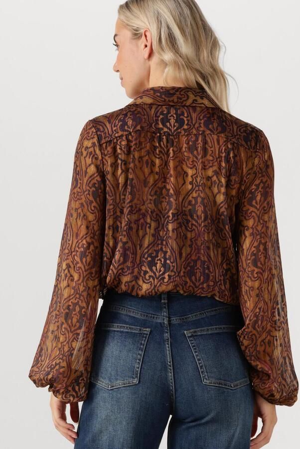 AMAYA AMSTERDAM Dames Blouses Indy Bruin - Foto 2