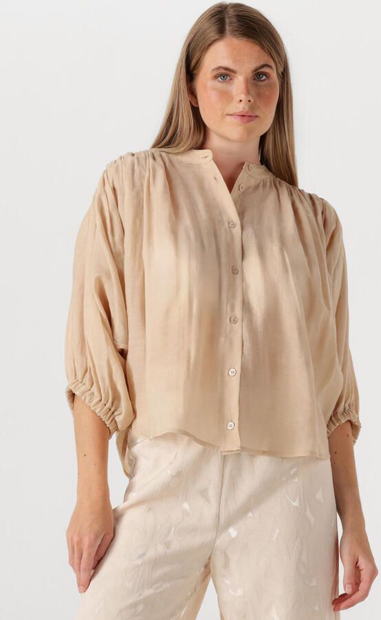 AMAYA AMSTERDAM Dames Blouses Juno Blouse Beige - Foto 4