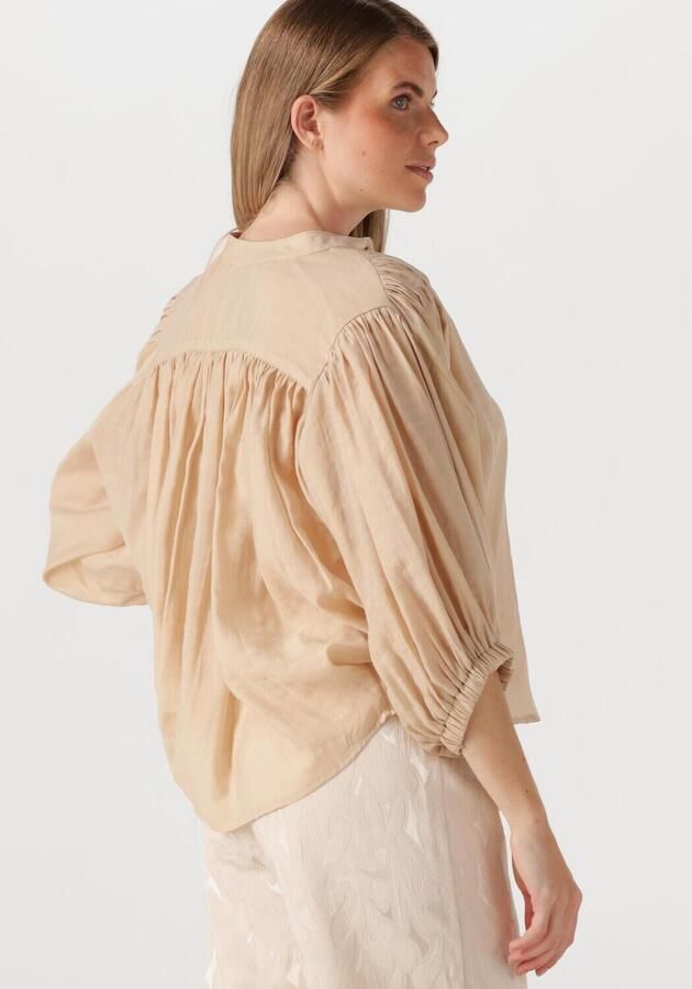 AMAYA AMSTERDAM Dames Blouses Juno Blouse Beige - Foto 2