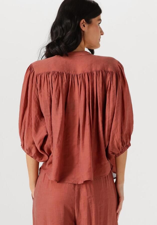 AMAYA AMSTERDAM Dames Blouses Juno Blouse Rood - Foto 2