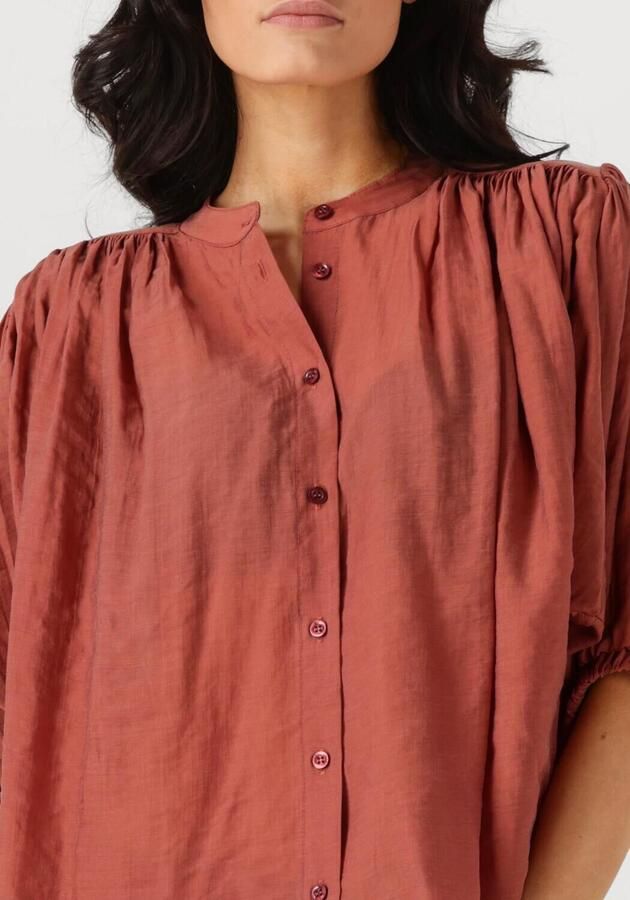 AMAYA AMSTERDAM Dames Blouses Juno Blouse Rood - Foto 3