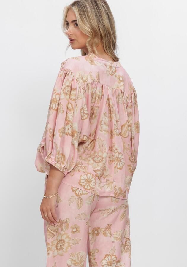 AMAYA AMSTERDAM Dames Blouses Juno Blouse Roze - Foto 3
