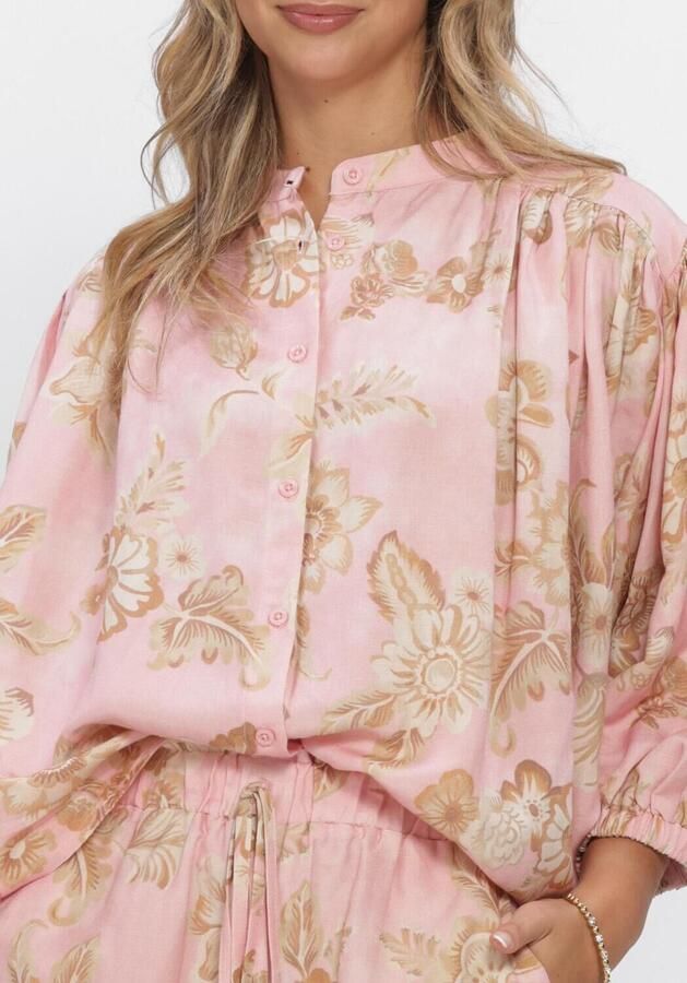 AMAYA AMSTERDAM Dames Blouses Juno Blouse Roze - Foto 4