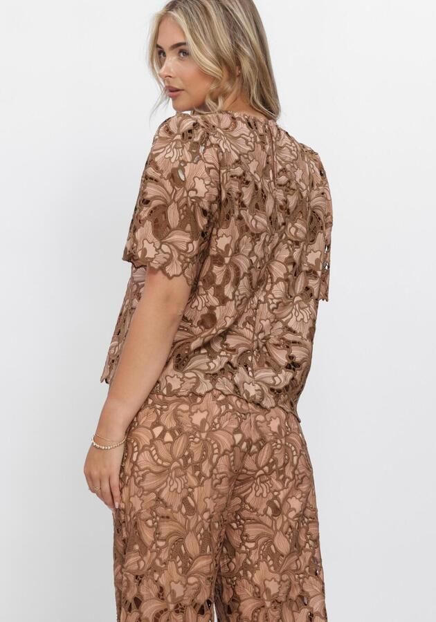 AMAYA AMSTERDAM Dames Blouses Meggan Top Camel - Foto 4