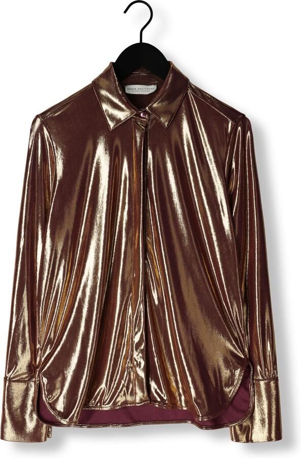 Amaya Amsterdam Paarse Nora Blouse Damesmode Purple Dames - Foto 3