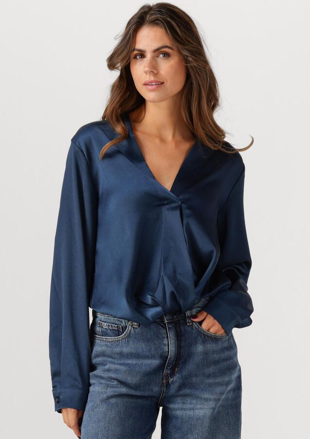 AMAYA AMSTERDAM Dames Blouses Quinty Donkerblauw - Foto 4