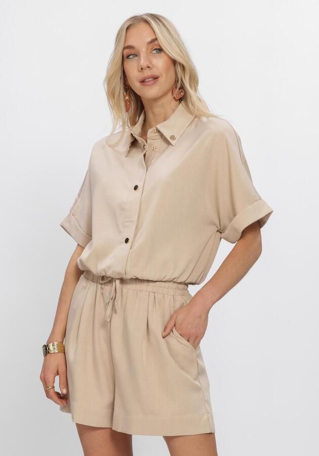 AMAYA AMSTERDAM Dames Blouses Sam Top Beige