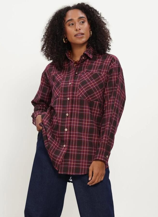 AMAYA AMSTERDAM Dames Blouses The Muse Blouse Bordeaux