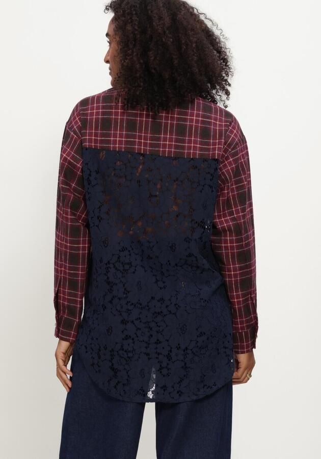AMAYA AMSTERDAM Dames Blouses The Muse Blouse Bordeaux - Foto 3