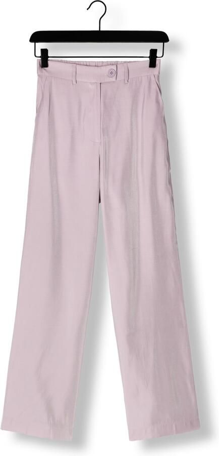 AMAYA Amsterdam straight high waist broek lila - Foto 3