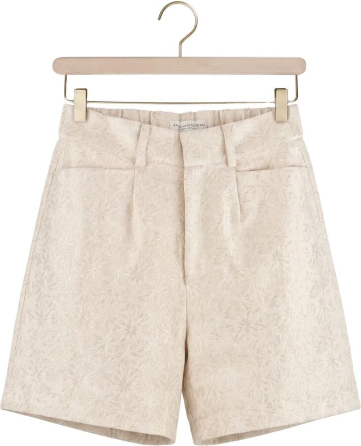 AMAYA AMSTERDAM Dames Broeken Ambia Short Creme - Foto 2