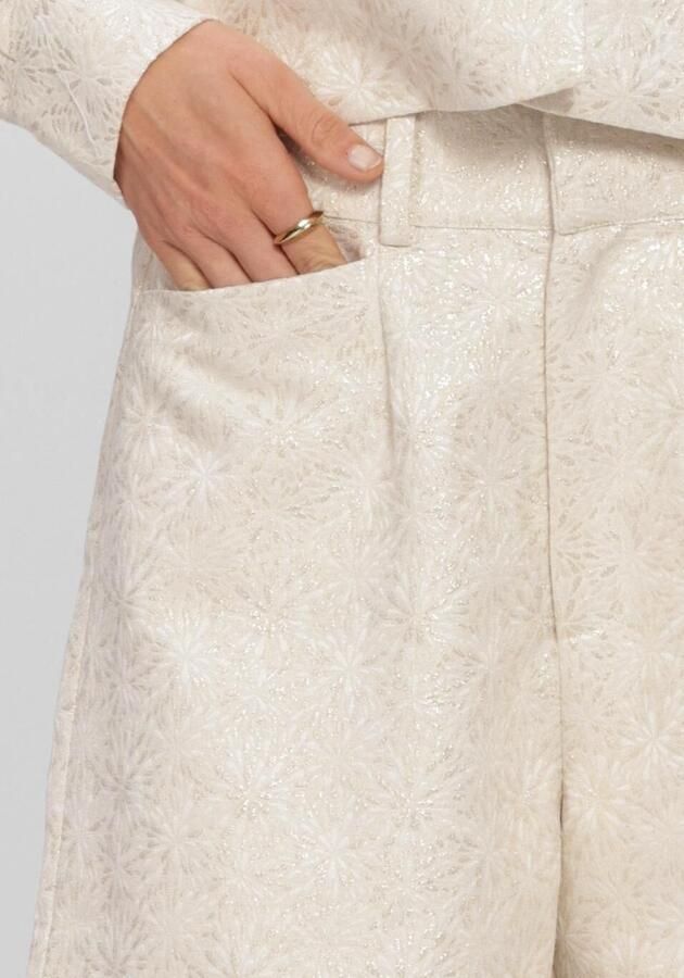 AMAYA AMSTERDAM Dames Broeken Ambia Short Creme - Foto 4