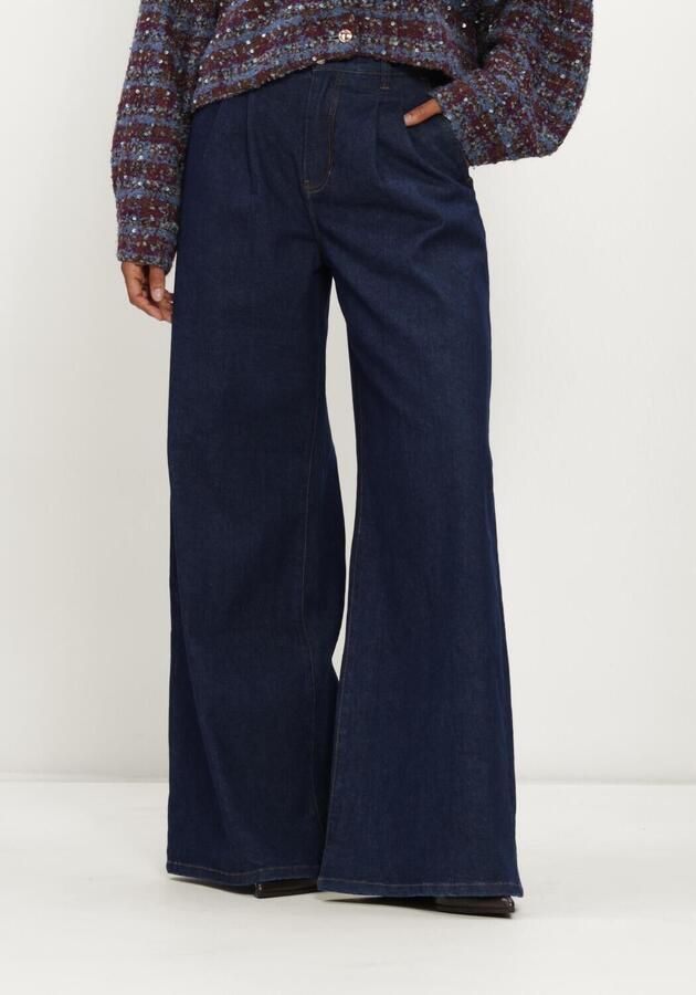 AMAYA AMSTERDAM Dames Broeken Aria Pants Donkerblauw