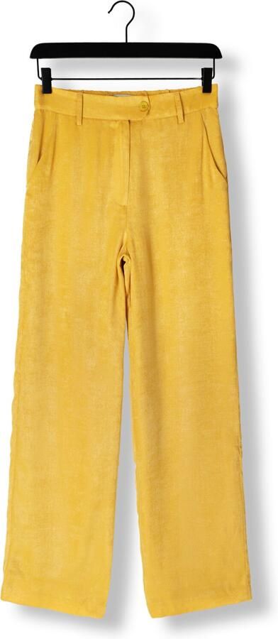 AMAYA AMSTERDAM Dames Broeken Bellini Pants Geel - Foto 3