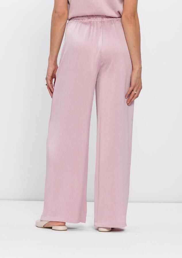 AMAYA Amsterdam wide leg regular waist broek paars - Foto 2