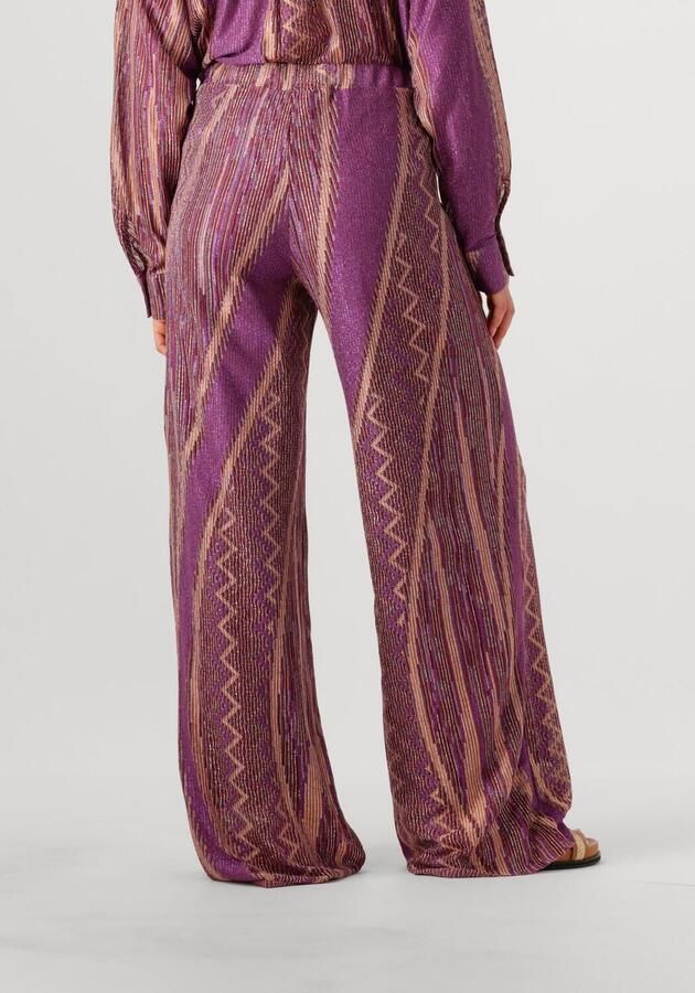 AMAYA AMSTERDAM Dames Broeken Jo Metallic