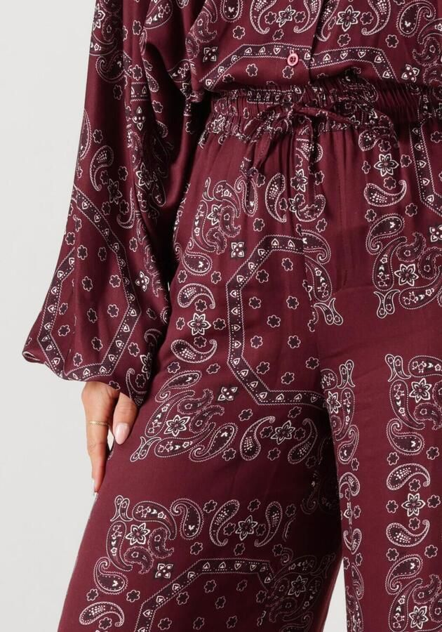 AMAYA AMSTERDAM Dames Broeken Jules Bordeaux - Foto 3